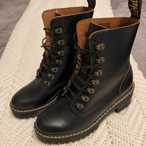 LEONA WOMEN'S VINTAGE SMOOTH LEATHER HEELED BOOTS